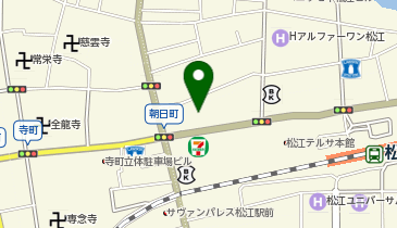 アフラック生命保険株式会社 島根支社の地図画像
