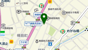 株式会社リクルートカーセンサー 長崎営業所の地図画像