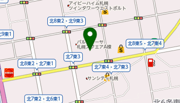 松村工芸株式会社 札幌営業所の地図画像