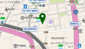 株式会社デルタマーケティング 大阪オフィスの地図画像