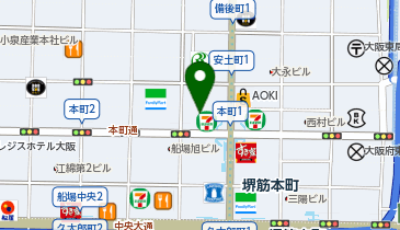 ニッテレ債権回収株式会社 大阪支店の地図画像