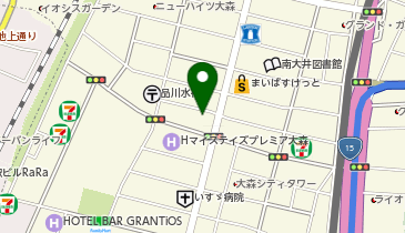 株式会社キクチ 大森本部の地図画像
