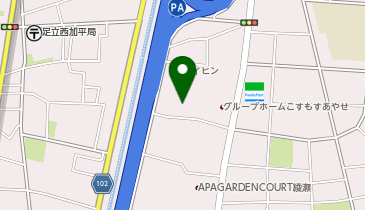 株式会社共栄物流サービス 足立センターの地図画像