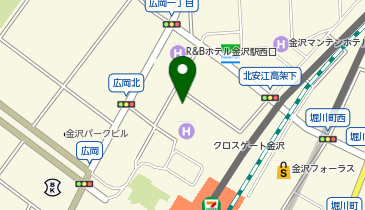 株式会社アズスタッフ 金沢営業所の地図画像