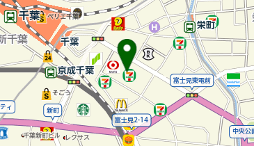 宇部建設資材販売株式会社 千葉営業所の地図画像