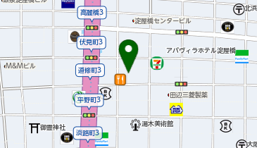 飛島建設株式会社 大阪支店の地図画像