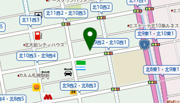 株式会社モリサワ 札幌営業所の地図画像
