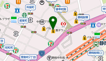 日本和装ホールディングス株式会社 静岡局の地図画像