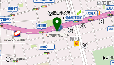 株式会社DNPデジタルソリューションズ 福山オフィスの地図画像