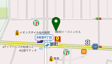 株式会社ラックランド 東北支店/仙台営業所の地図画像