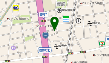株式会社ラックランド 大阪支店の地図画像