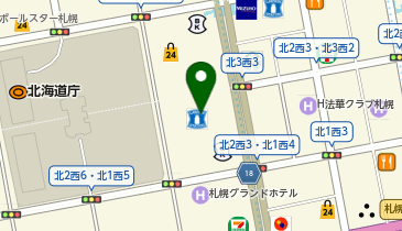 株式会社物産フードサービス 札幌営業所の地図画像