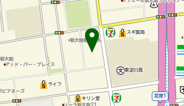 株式会社ホリックス ?大阪支店の地図画像