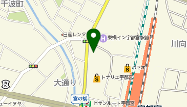 株式会社ツクイスタッフ 宇都宮支店の地図画像