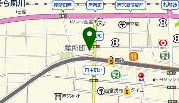 株式会社サポート 西宮営業所の地図画像