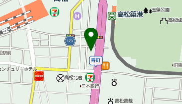 千寿製薬株式会社 高松オフィスの地図画像