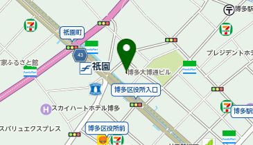 ギグワークス株式会社 福岡第1コンタクトセンターの地図画像