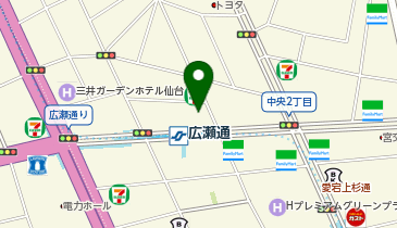 株式会社バックスグループ 仙台支店の地図画像