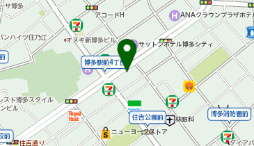 グリーンスタンプ株式会社 九州エリアの地図画像