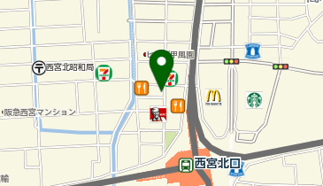 株式会社サラブエクスプレス 西宮営業所の地図画像