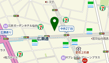 株式会社レジェンドプロモーション 東北支社の地図画像