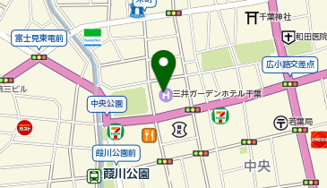 三井不動産株式会社 千葉支店の地図画像
