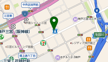 株式会社エスユーエス 神戸オフィスの地図画像