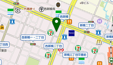 トラコム株式会社 新橋オフィスの地図画像