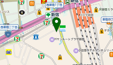 株式会社センチュリーアンドカンパニー 新宿支店の地図画像
