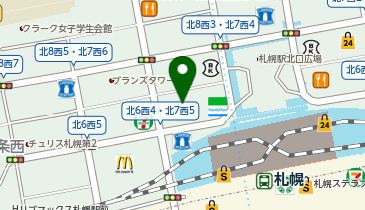 株式会社マックスコム 札幌オペレーションセンターの地図画像