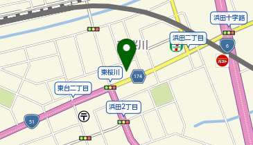 株式会社東亜物産 水戸営業所の地図画像
