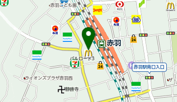 株式会社新都市ライフホールディングス 赤羽アピレ営業課の地図画像