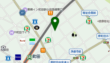ディップ株式会社 町田オフィスの地図画像