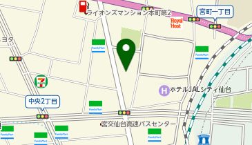 ディップ株式会社 仙台オフィスの地図画像