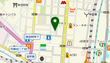 ハーマンズ株式会社 あきばお- 伍號店の地図画像