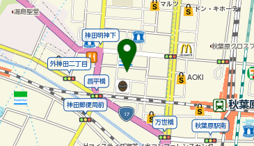 ハーマンズ株式会社 あきばお- 弐號店の地図画像