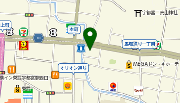 株式会社ルフト・メディカルケア 宇都宮オフィスの地図画像