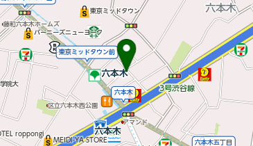 株式会社ザ・チューブ 六本木 オフィスの地図画像