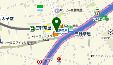 株式会社マーケティングコンシューマーネットワーク 三軒茶屋会場消費者モニタールームの地図画像