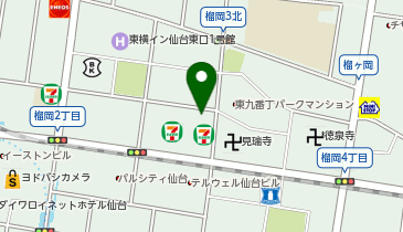 株式会社学習調査エデュフロント 仙台事業所の地図画像