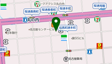 ピセ株式会社 名古屋支社の地図画像