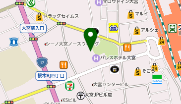 株式会社エイジェックフレンドリー 大宮支店の地図画像