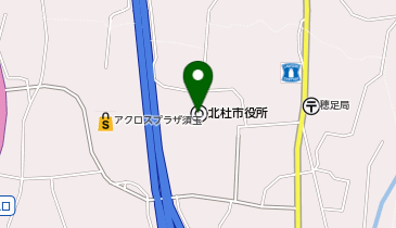 株式会社日本ウォーターテックス 北杜事業所の地図画像