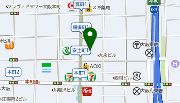 株式会社ハイパー 大阪支店の地図画像