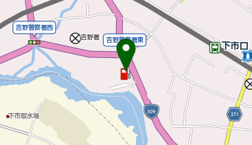 株式会社丸井商会 吉野大淀油槽所の地図画像