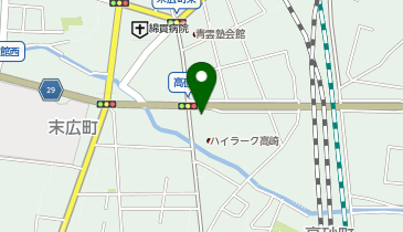 株式会社第一科学 高崎出張所の地図画像