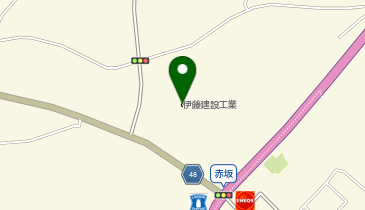 伊藤建設工業株式会社 機材センターの地図画像