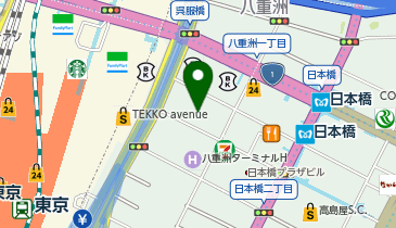 東京建物株式会社 八重洲分室の地図画像