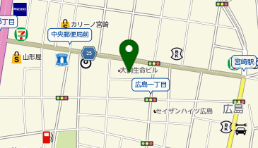 株式会社ロンザン 宮崎営業所の地図画像