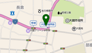 グローリー株式会社 大館 サテライトオフィスの地図画像